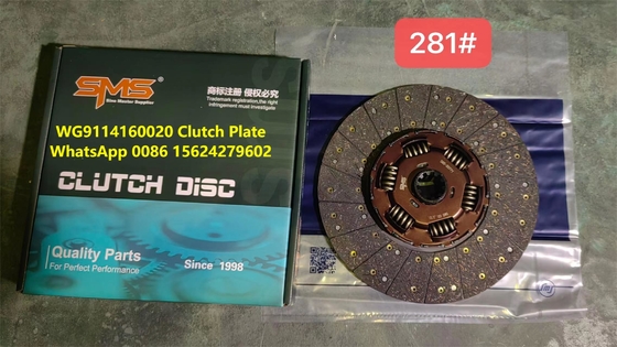 WG9114160020 HOWO Truck Parts Clutch Driven Disc Plate Assembly (Pengaturan Piring Clutch yang Didorong oleh Clutch)