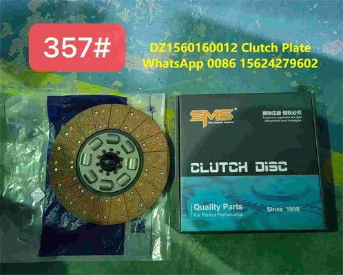 DZ1560160012 Bagian truk Shacman Clutch Disc / Clutch Driven Plate Assembly