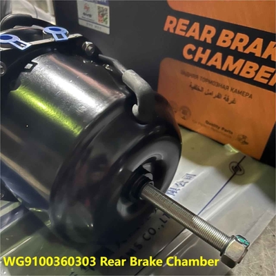 WG9100360303 Bagian belakang / Spring / Air Brake Chamber Shacman HOWO Truck