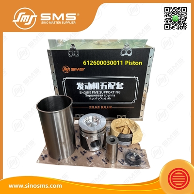 612600030011 Silinder Liner Weichai Bagian Mesin Piston Ring Pin Mesin Lima Mendukung Weichai WD615