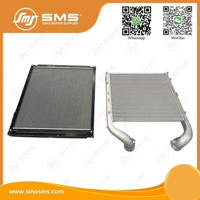 Radiator 712W06100-0005 HOWO Truck Parts Intercooler WG9925530136 WG9925530137 Tangki air