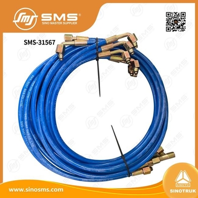 Kabin Lift Pipe DZ1643820011/13/06/8200/0005 SHACMAN Truck Bagian SMS Hydraulic Hose Majelis